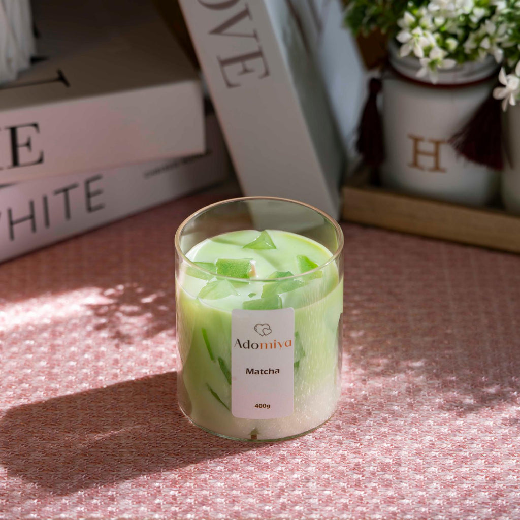 Bougie latte matcha