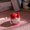 Bougie fraisier gourmand